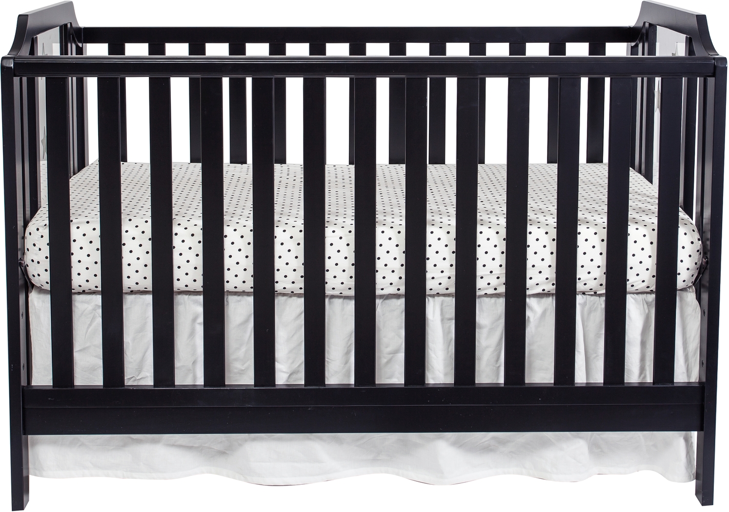Kids Bazzele Black Convertible Crib - Thumbnail - Image 2