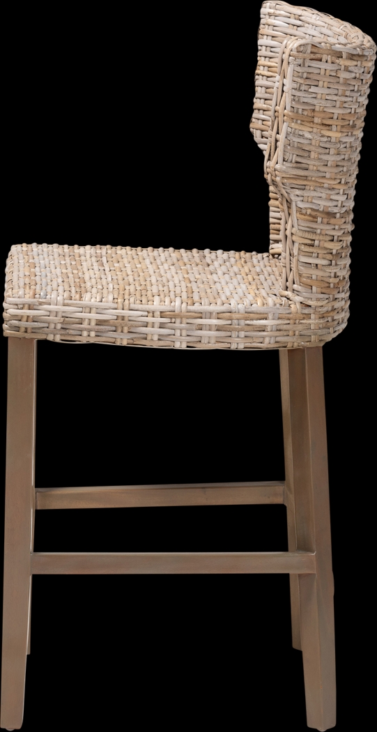 Bazzell Taupe Counter Stool - Thumbnail - Image 4