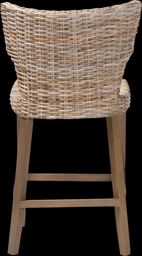 Bazzell Taupe Counter Stool - Thumbnail - Image 5