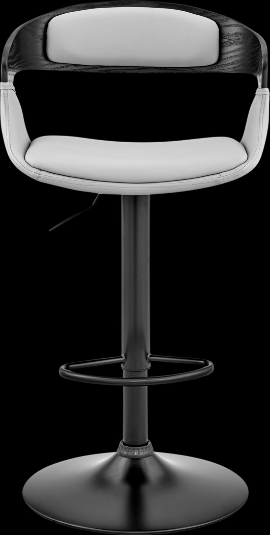 Bazzu Gray Swivel Barstool - Thumbnail - Image 3