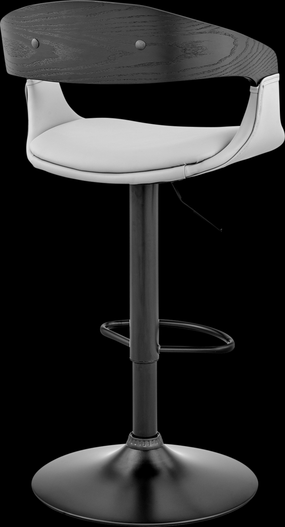Bazzu Gray Swivel Barstool - Thumbnail - Image 5