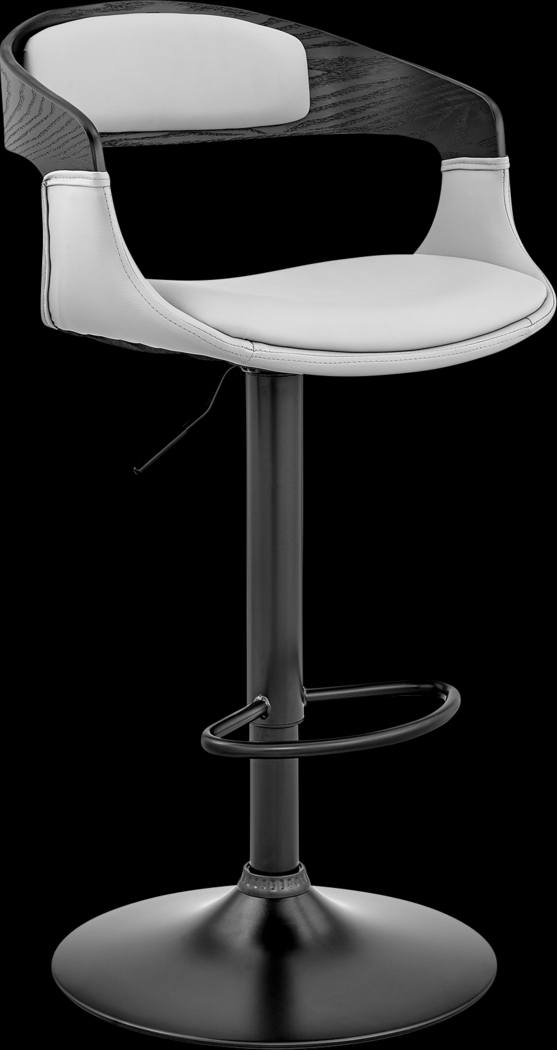 Bazzu Gray Swivel Barstool - Thumbnail - Image 1
