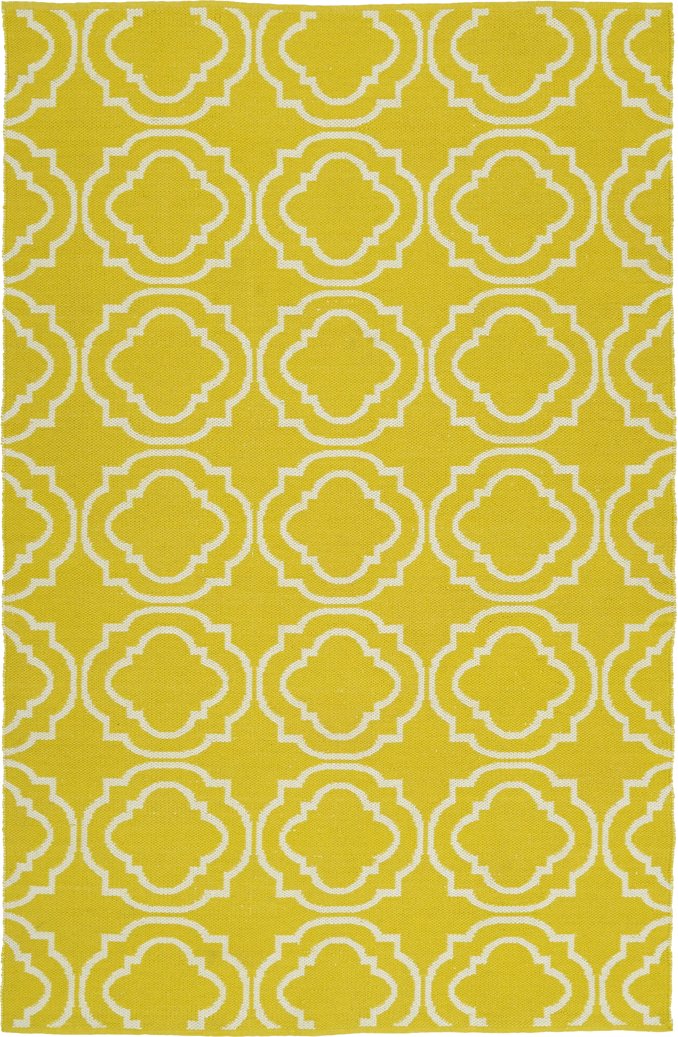 Diaz Yellow 5' x 7'6 Indoor/Outdoor Rug - Image 1
