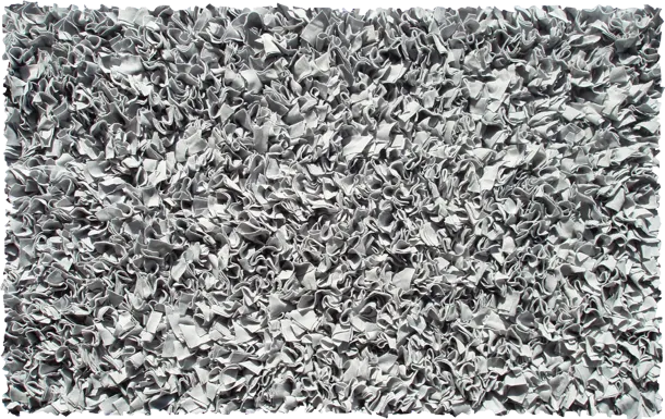 Kids Fuzzy Clouds Silver 5' x 8' Rug