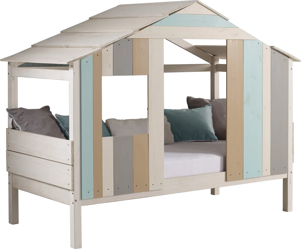 Beach Hangout Tan Twin Jr. Loft Bed - Thumbnail - Image 1