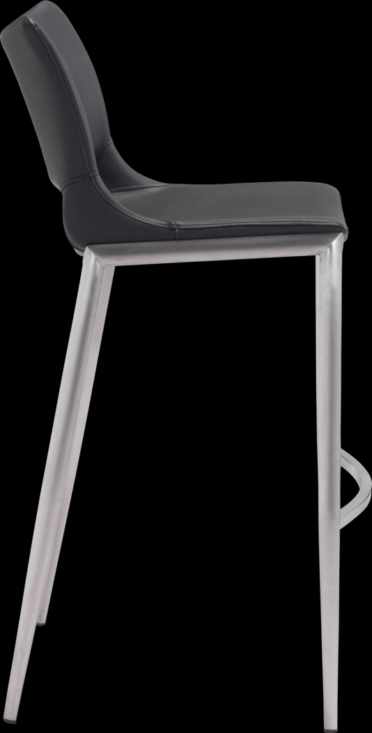 Beacher Black Barstool, Set of 2 - Thumbnail - Image 2