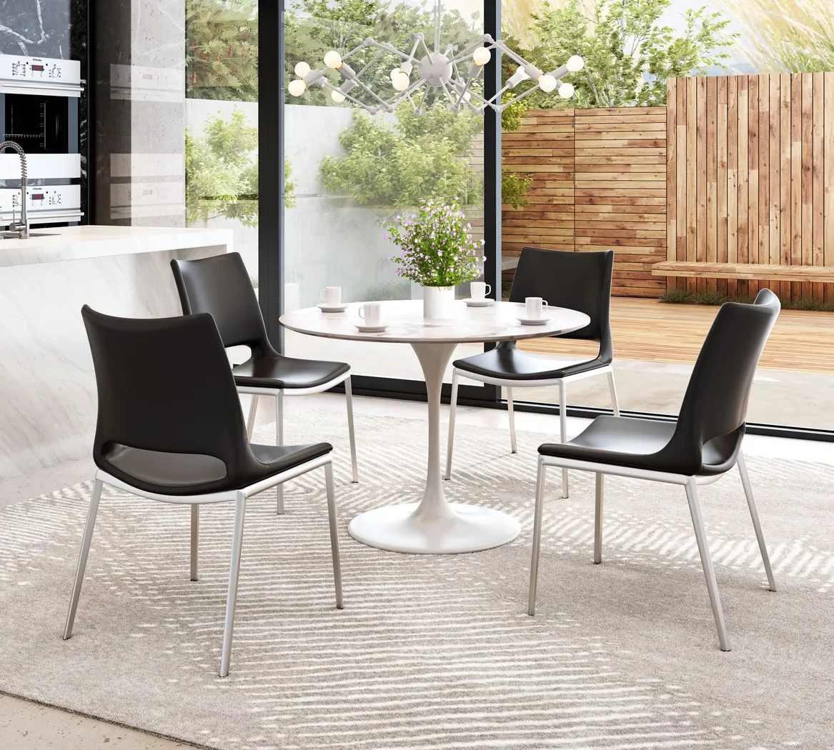 Beacher Black Side Chair, Set of 2 - Thumbnail - Image 6