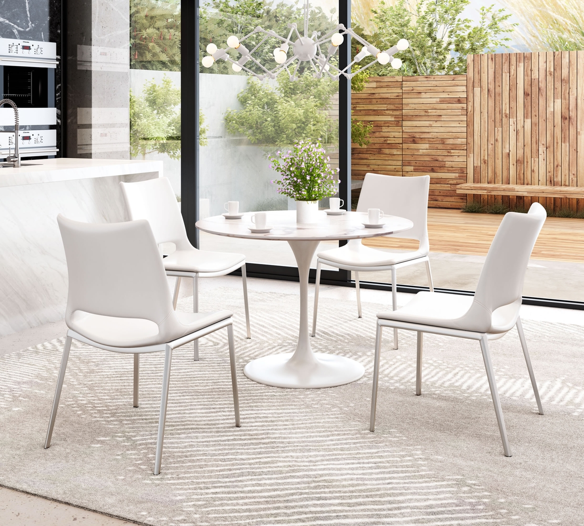 Beacher White Side Chair, Set of 2 - Thumbnail - Image 6