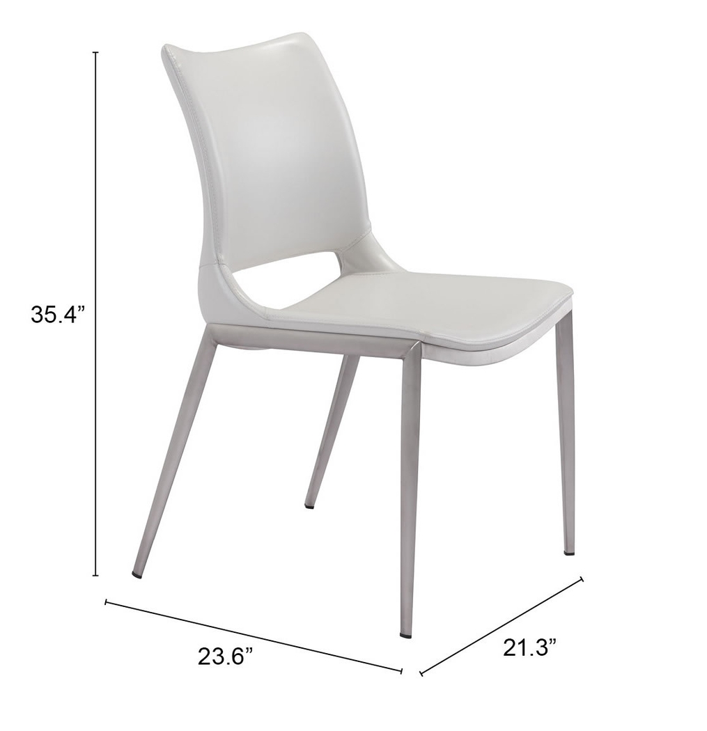 Beacher White Side Chair, Set of 2 - Thumbnail - Image 7