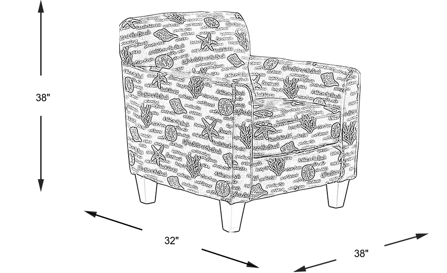 Dimension Image. Please refer to the Dimension Tab on this page for dimension details.