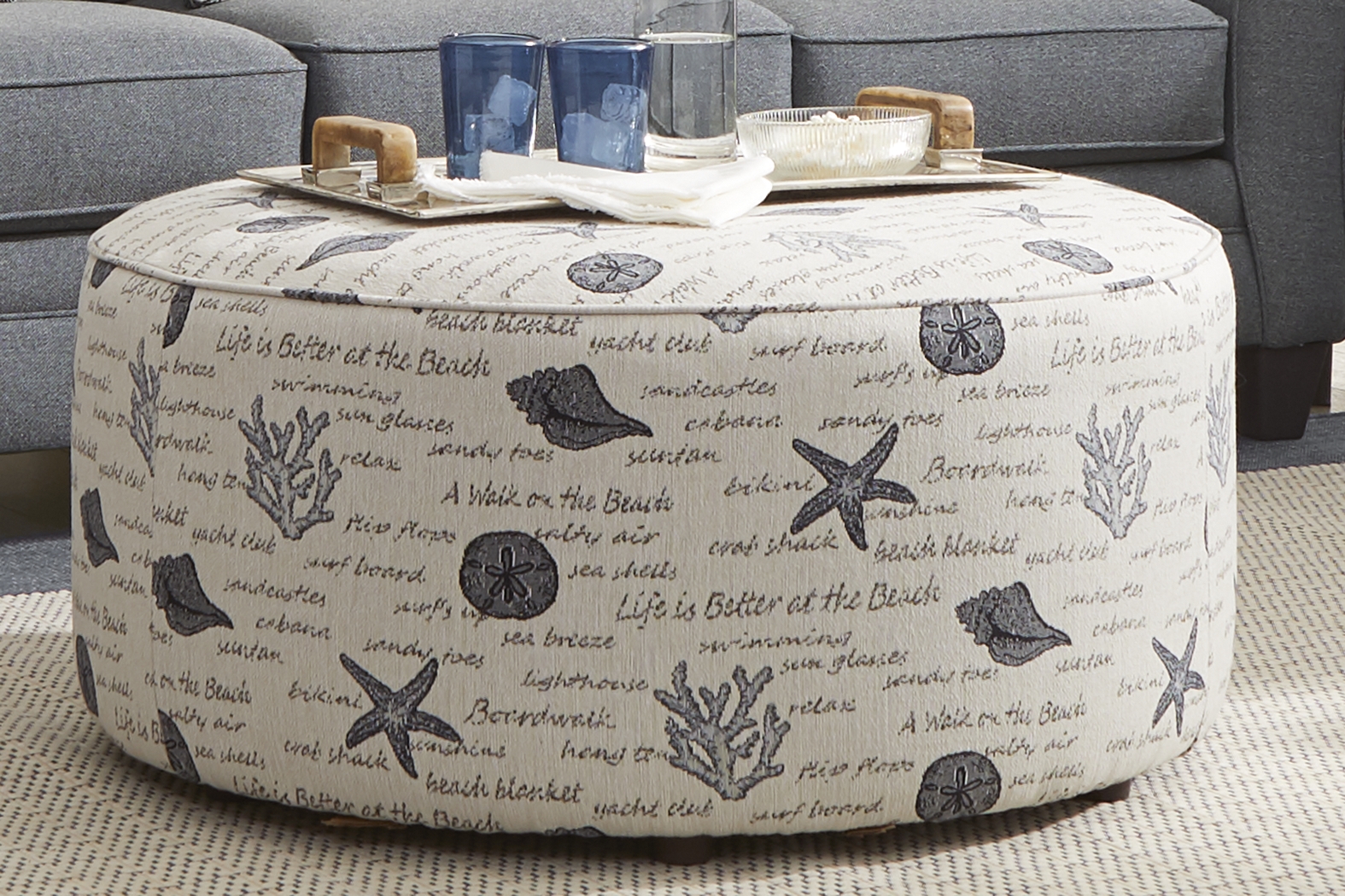 Beachfront Silver 3 Pc Living Room - Thumbnail - Image 9