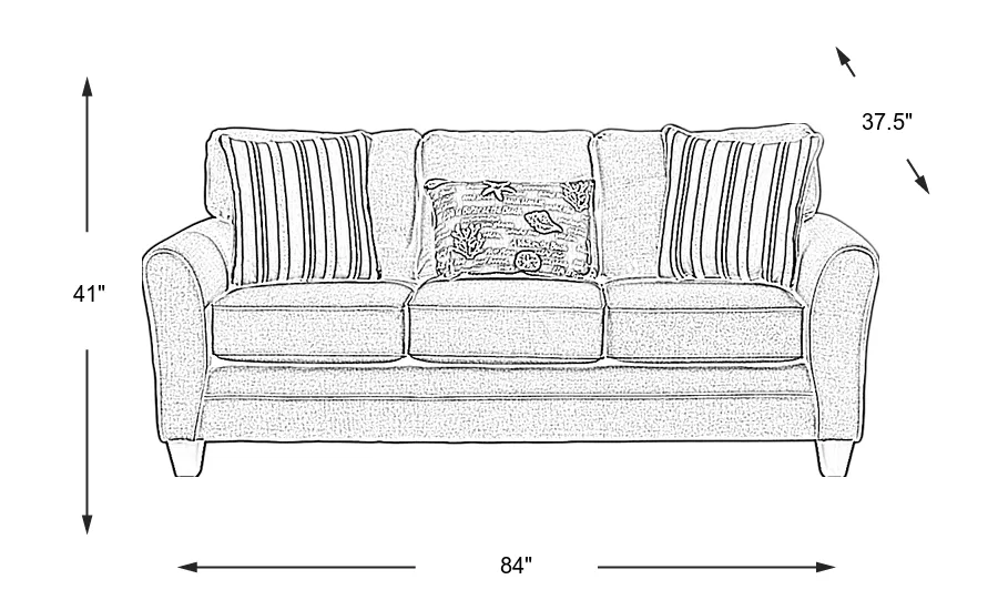 Dimension Image. Please refer to the Dimension Tab on this page for dimension details.