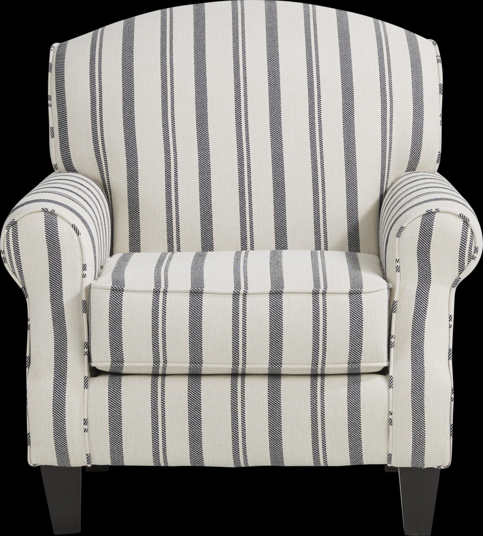 Beachfront Striped Accent Chair - Thumbnail - Image 2