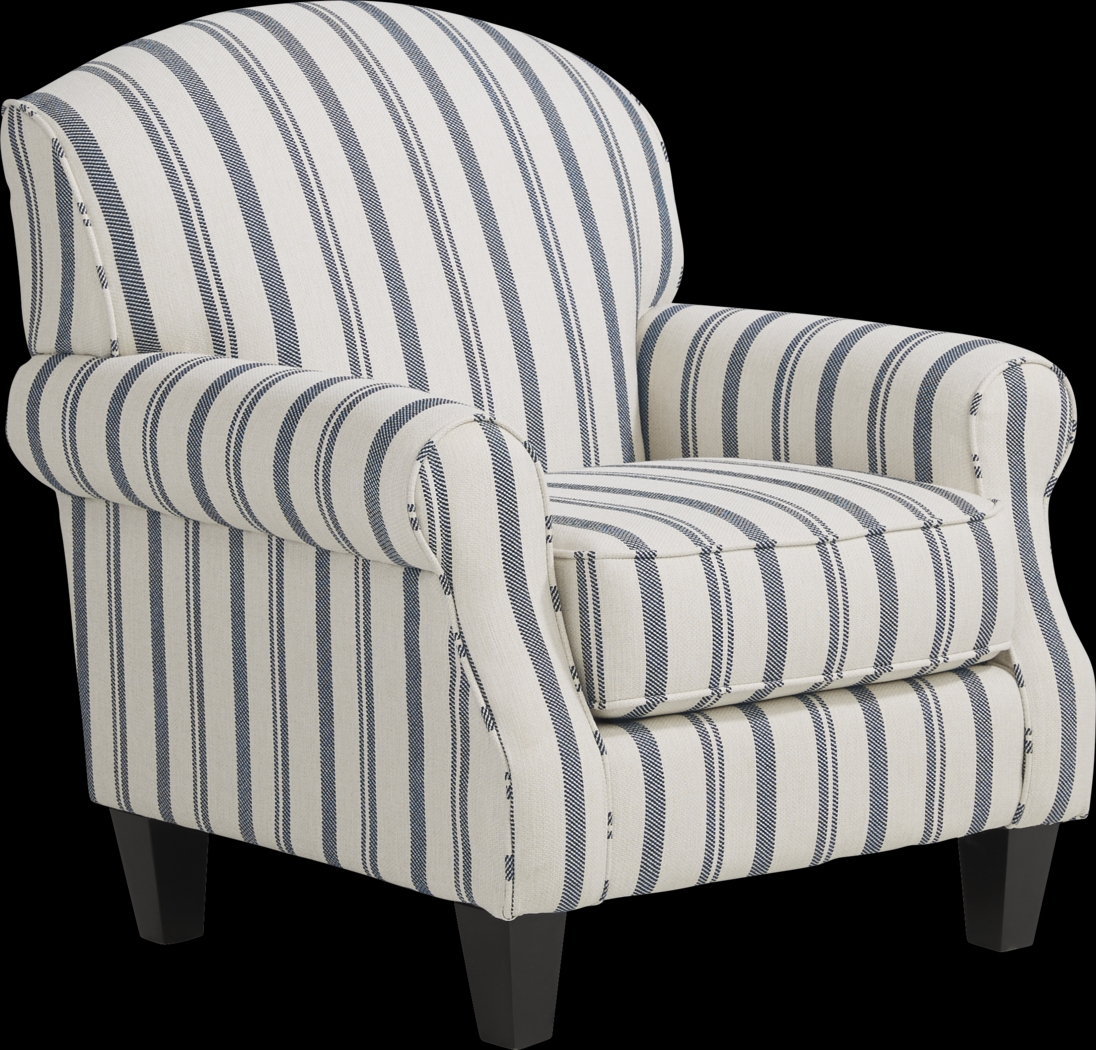 Beachfront Striped Accent Chair - Thumbnail - Image 1