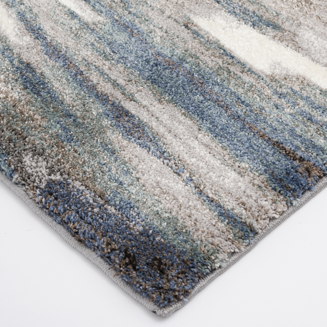 Beachglass Blue 6'6 x 9'6 Rug - Thumbnail - Image 3