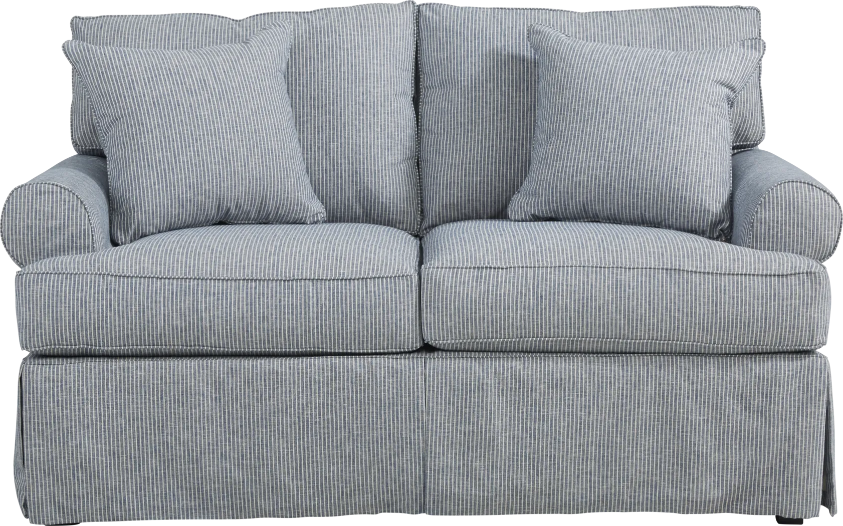 Beachside Walk Denim Loveseat - Thumbnail - Image 1