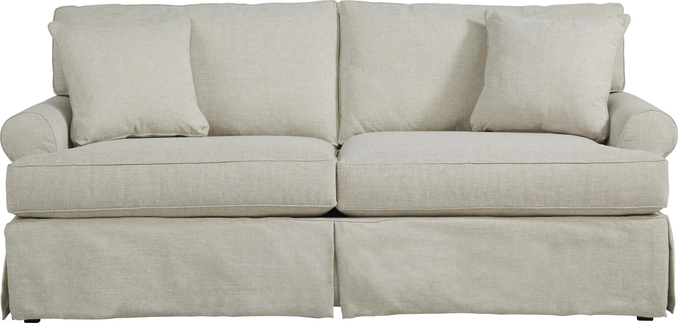 Beachside Walk Linen Gel Foam Sleeper Sofa - Thumbnail - Image 1