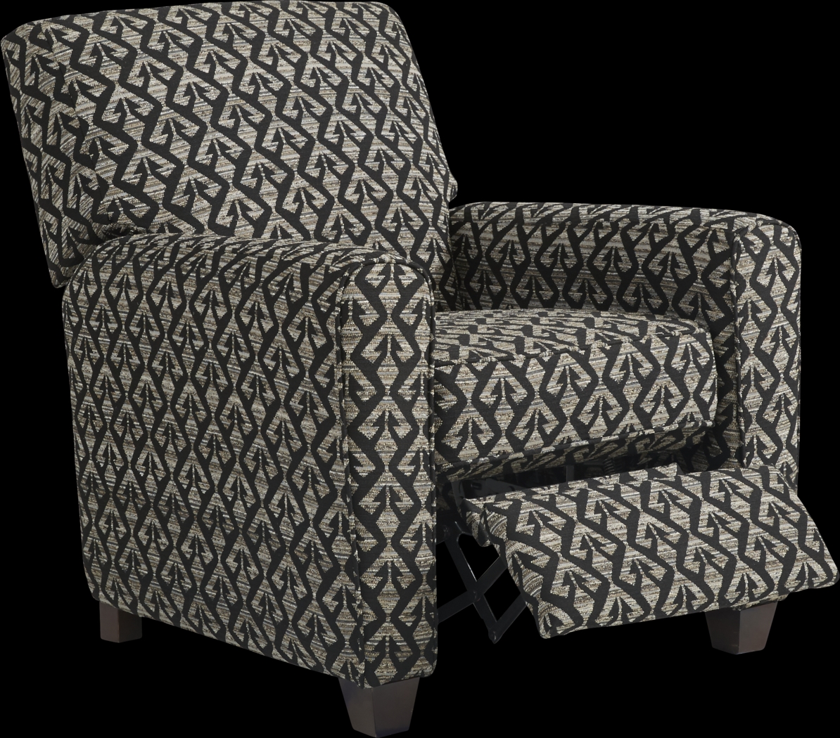 Beacon Ridge Black Accent Pushback Recliner - Thumbnail - Image 2
