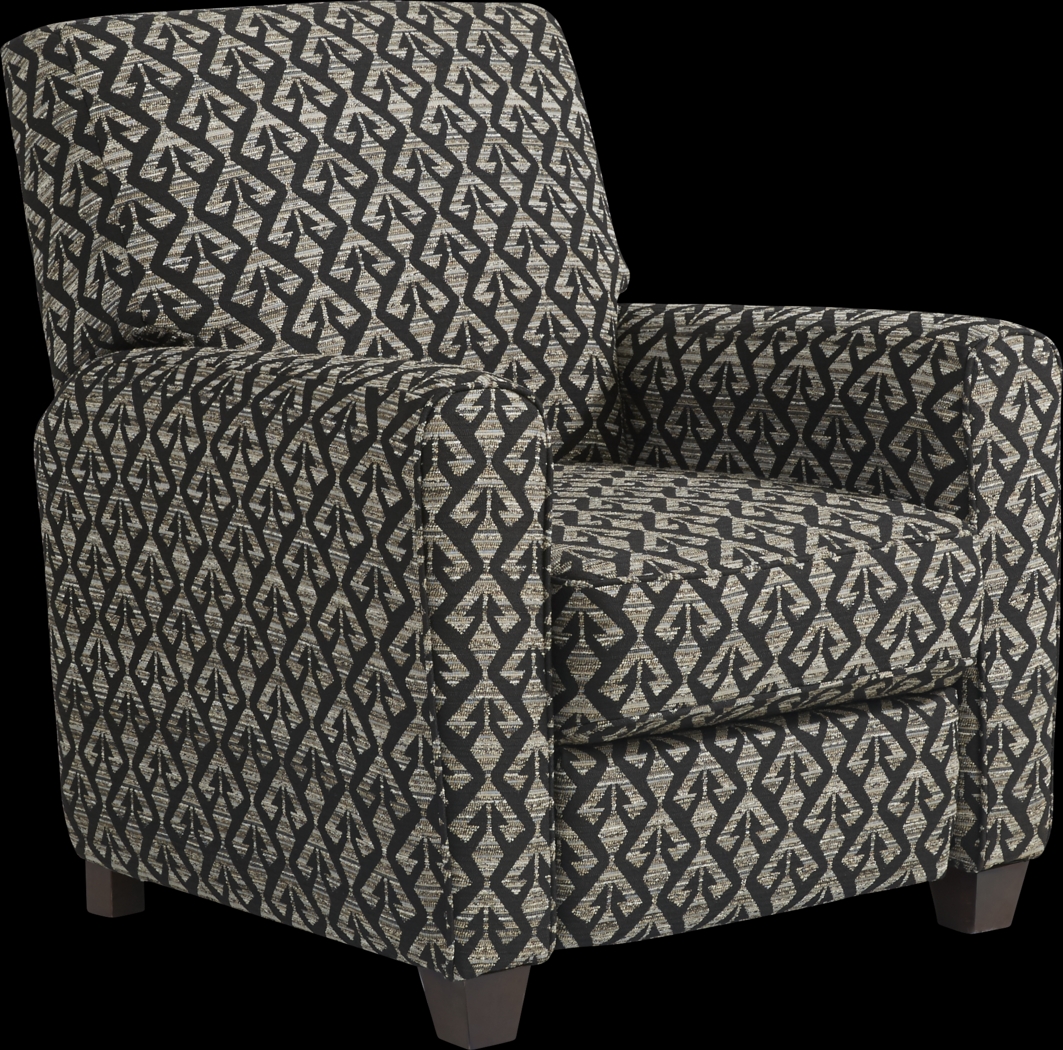 Beacon Ridge Black Accent Pushback Recliner - Thumbnail - Image 1
