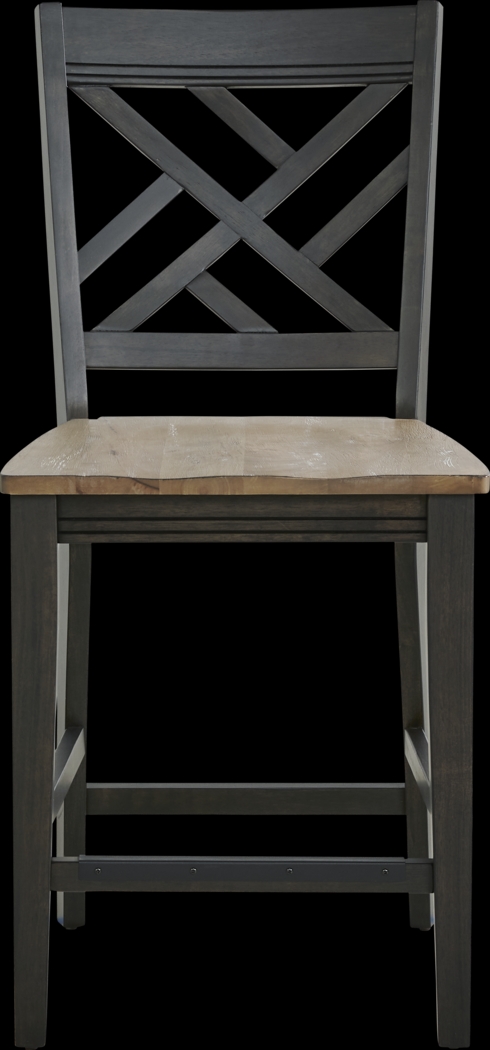 Beacon Street Brown Counter Height Stool - Thumbnail - Image 2