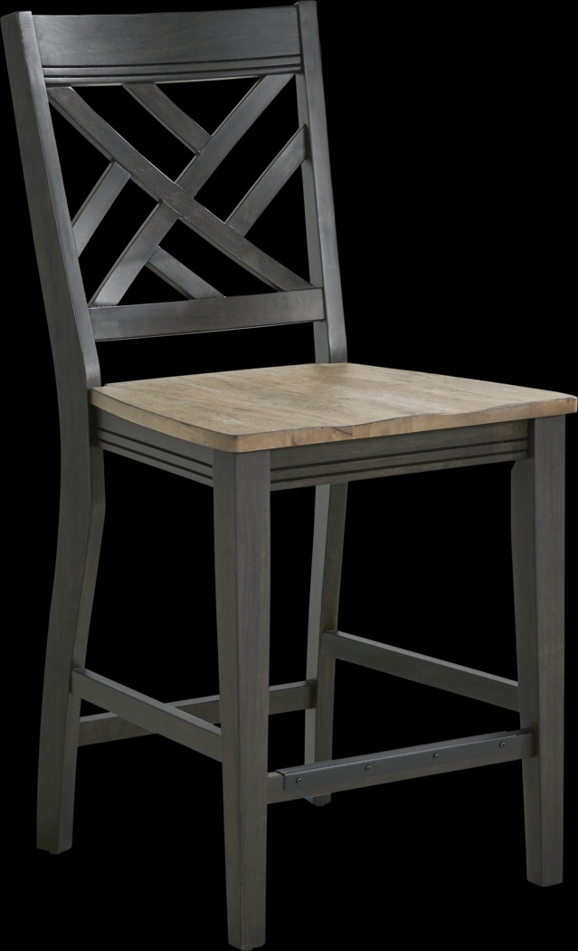 Beacon Street Brown Counter Height Stool - Thumbnail - Image 1