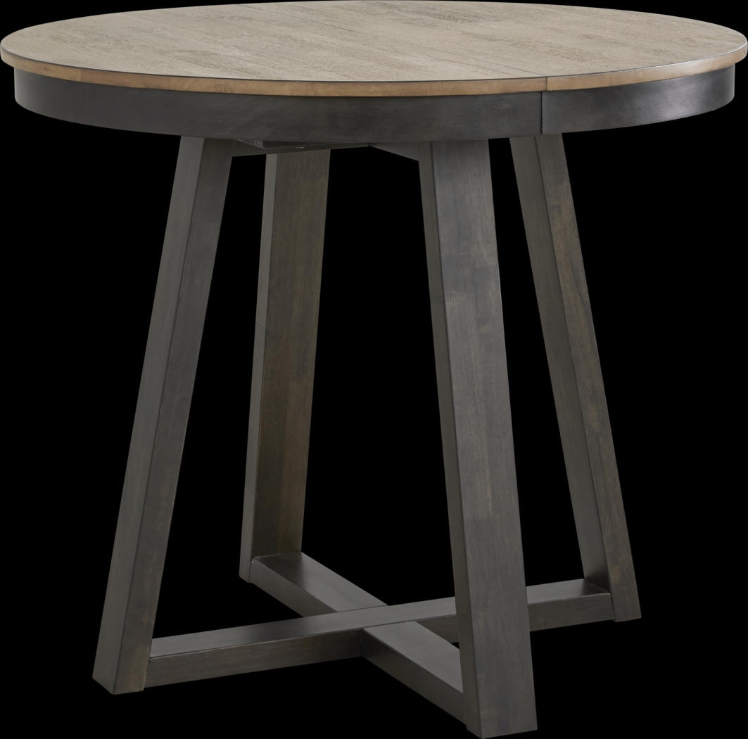 Beacon Street Brown Round Counter Height Dining Table - Thumbnail - Image 1