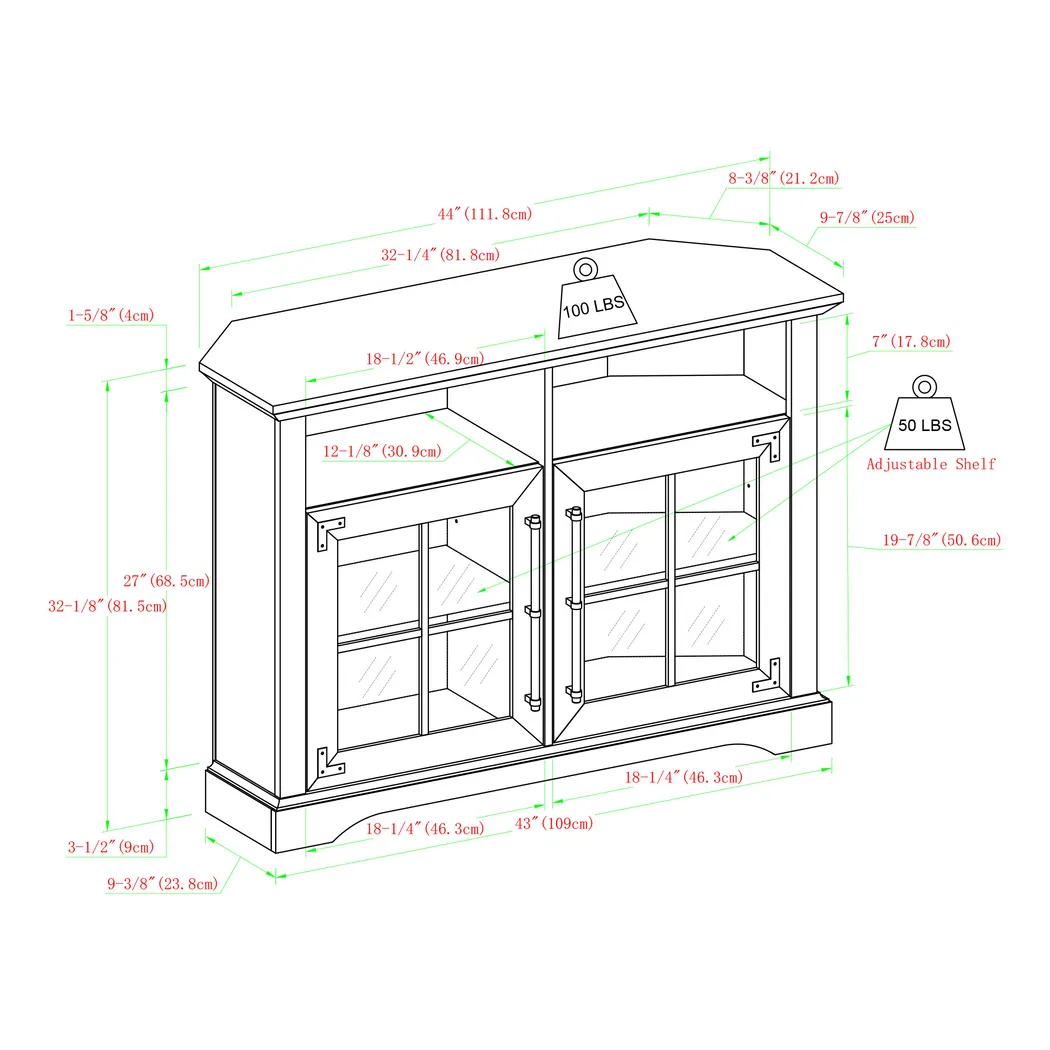 Beaconsdale Gray 44 in. Console - Thumbnail - Image 8