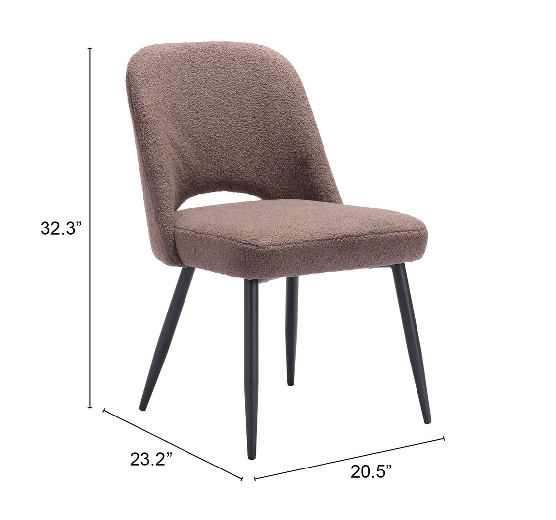 Beaman Brown Dining Chair, Set of 2 - Thumbnail - Image 12