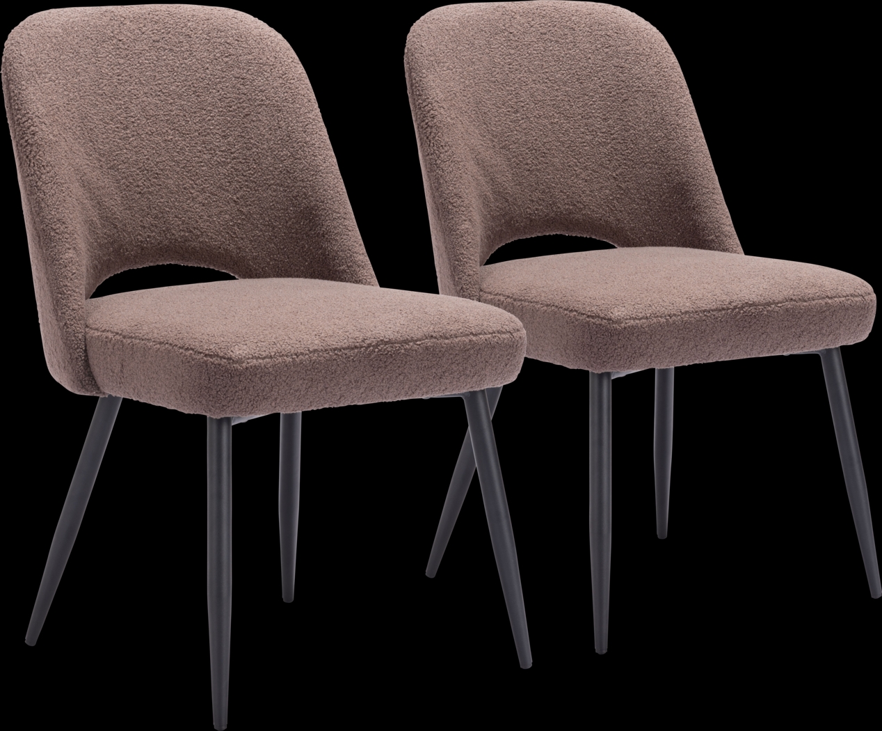 Beaman Brown Dining Chair, Set of 2 - Thumbnail - Image 1