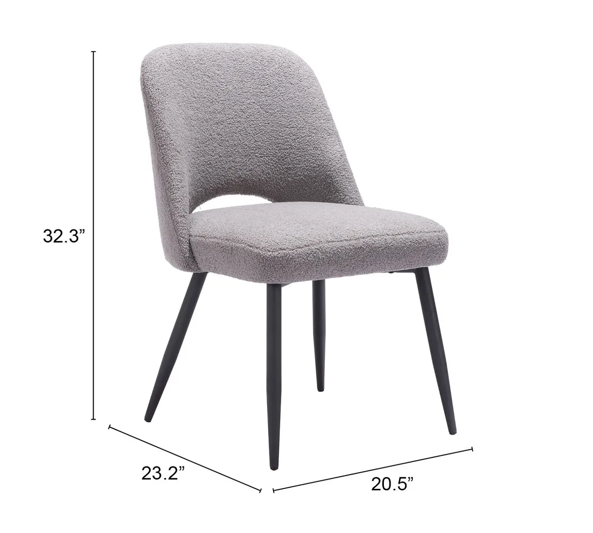 Beaman Gray Dining Chair, Set of 2 - Thumbnail - Image 12