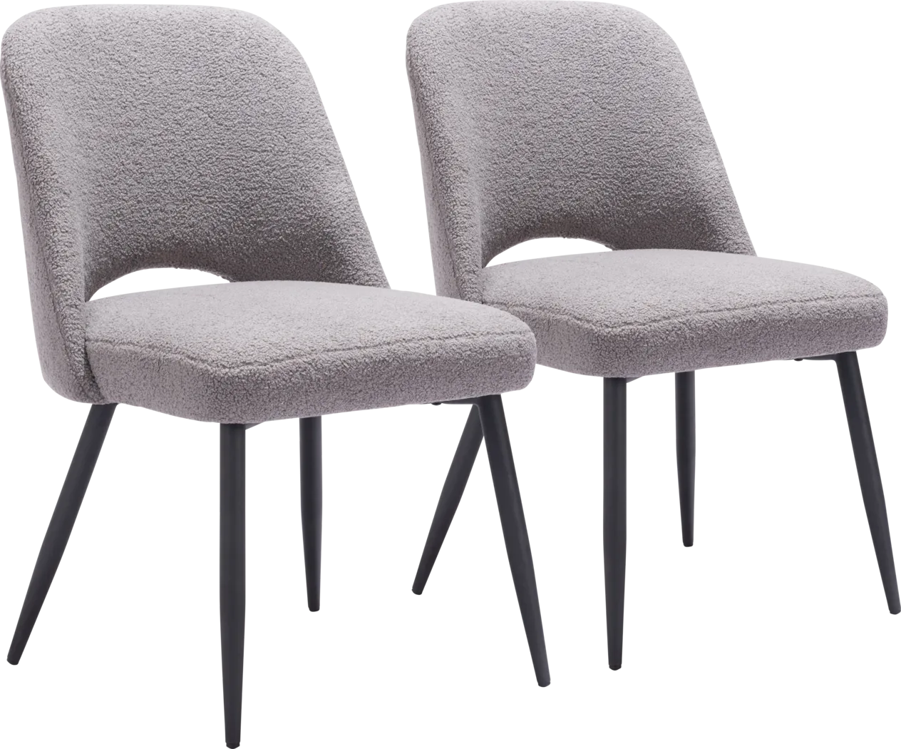 Beaman Gray Dining Chair, Set of 2 - Thumbnail - Image 1