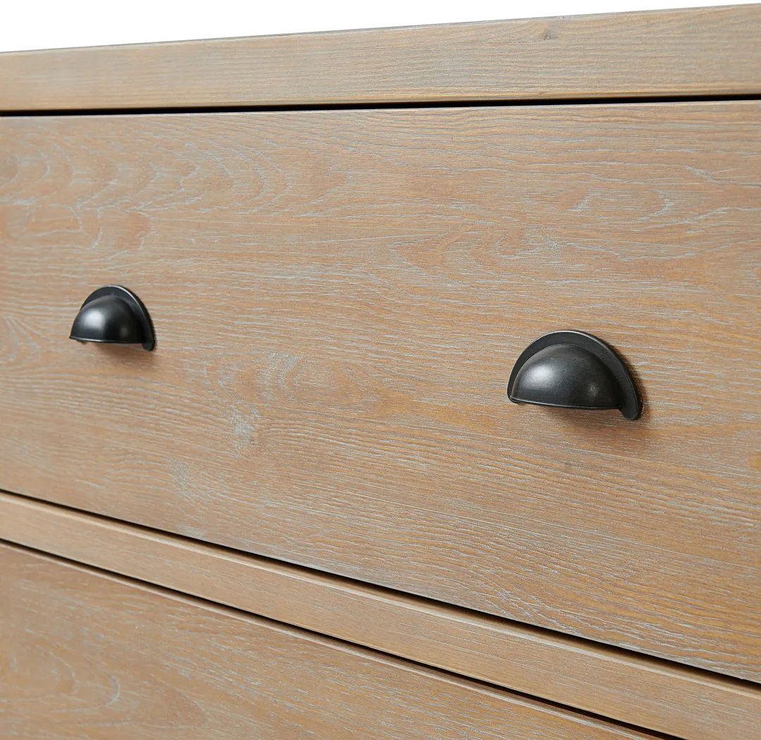 Bearce Brown 6 Drawer Dresser - Thumbnail - Image 5