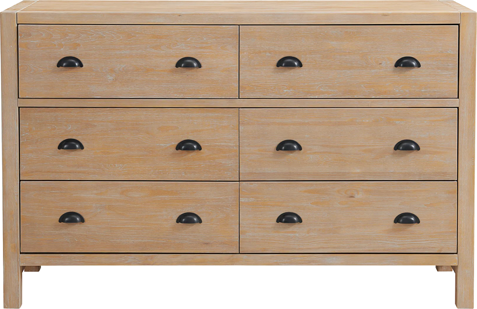 Bearce Brown 6 Drawer Dresser - Thumbnail - Image 1
