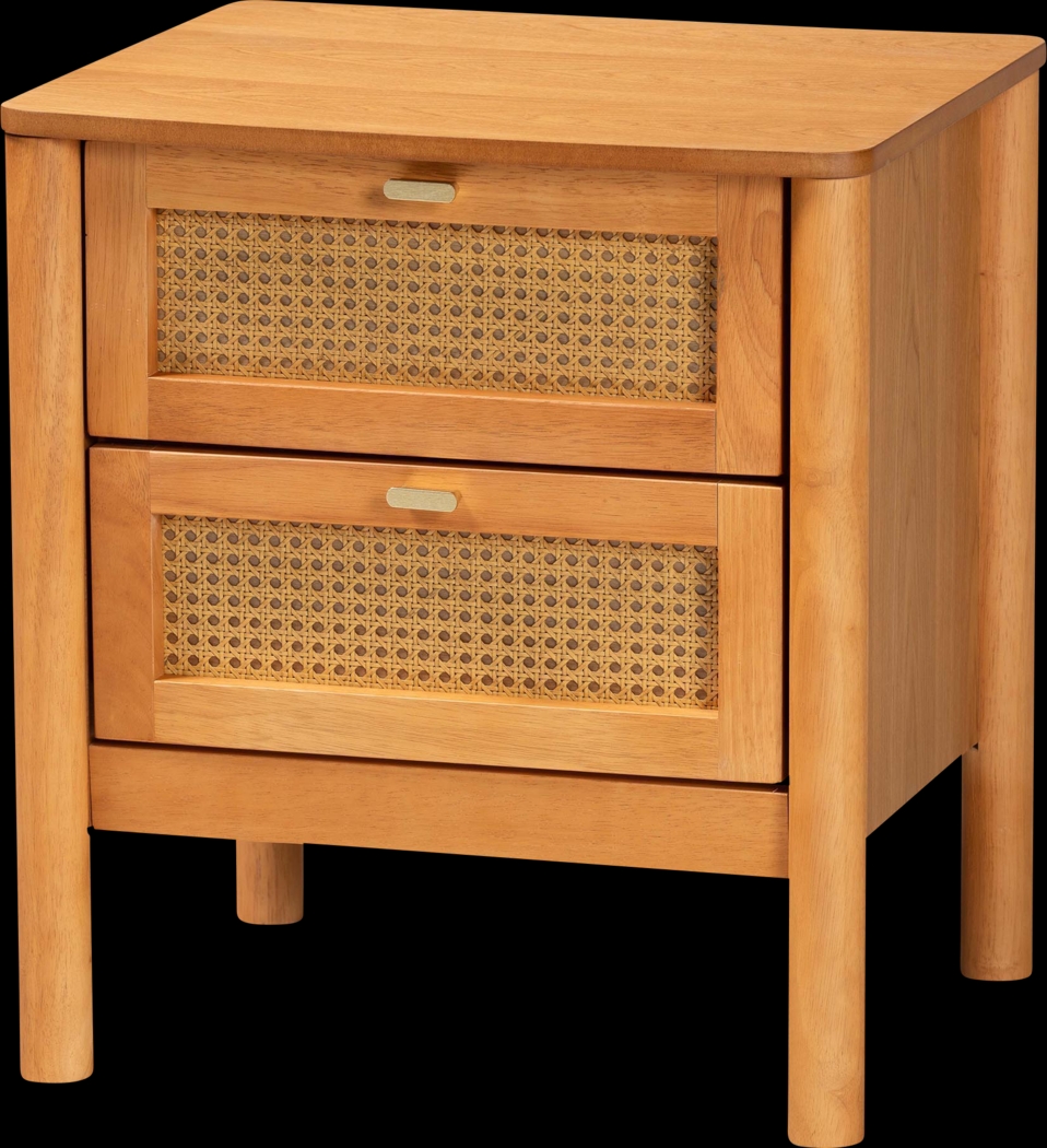 Beargrass Brown Nightstand - Thumbnail - Image 1