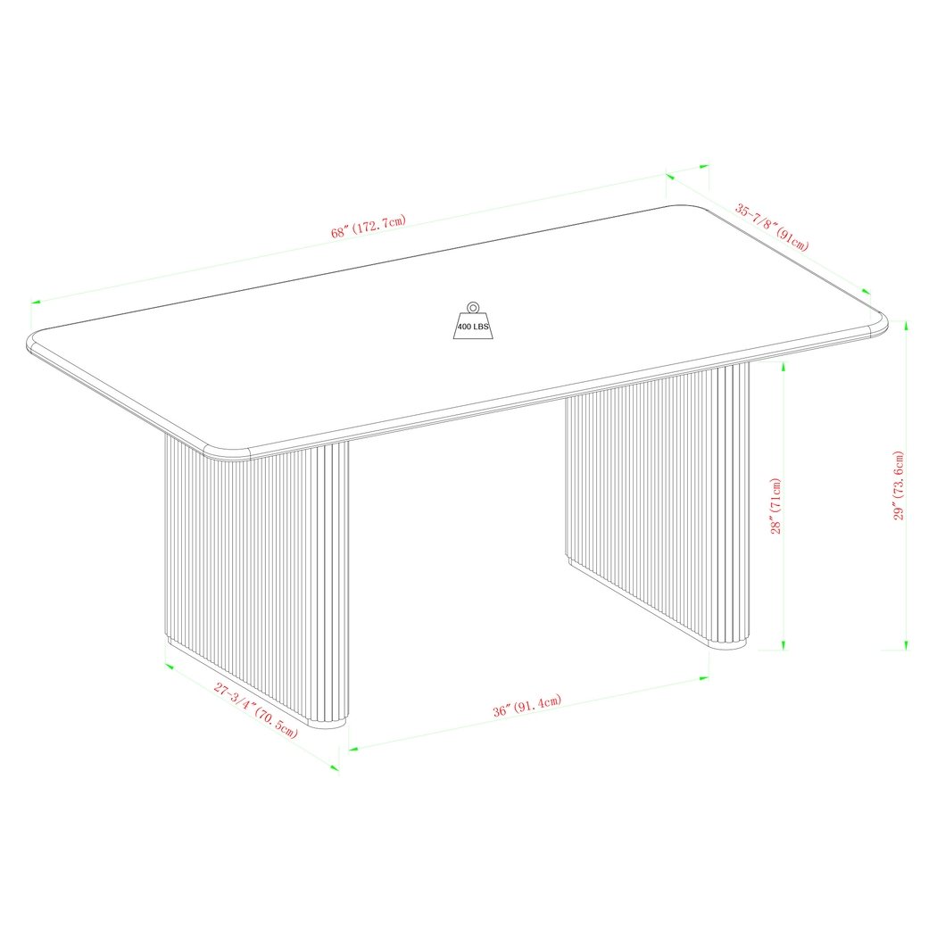 Bearoak Birch Dining Table - Thumbnail - Image 5