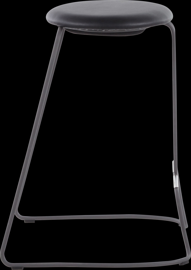 Bearslide I Black Counter Height Stool, Set of 2 - Thumbnail - Image 3