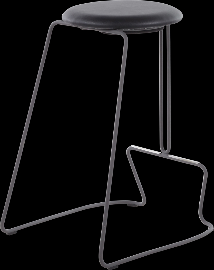 Bearslide I Black Counter Height Stool, Set of 2 - Thumbnail - Image 4