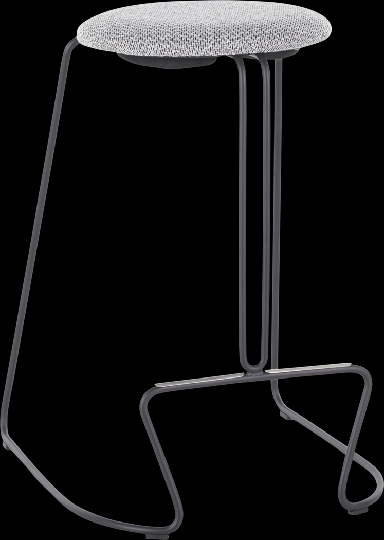 Bearslide I Charcoal Counter Height Stool, Set of 2 - Thumbnail - Image 2