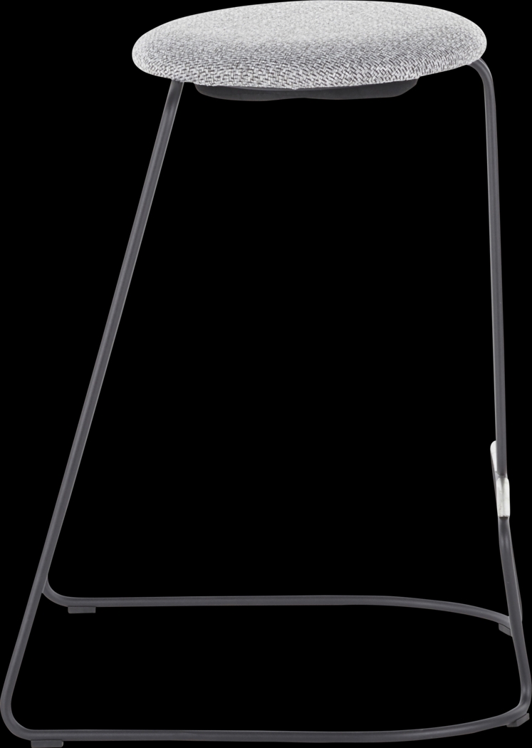 Bearslide I Charcoal Counter Height Stool, Set of 2 - Thumbnail - Image 3