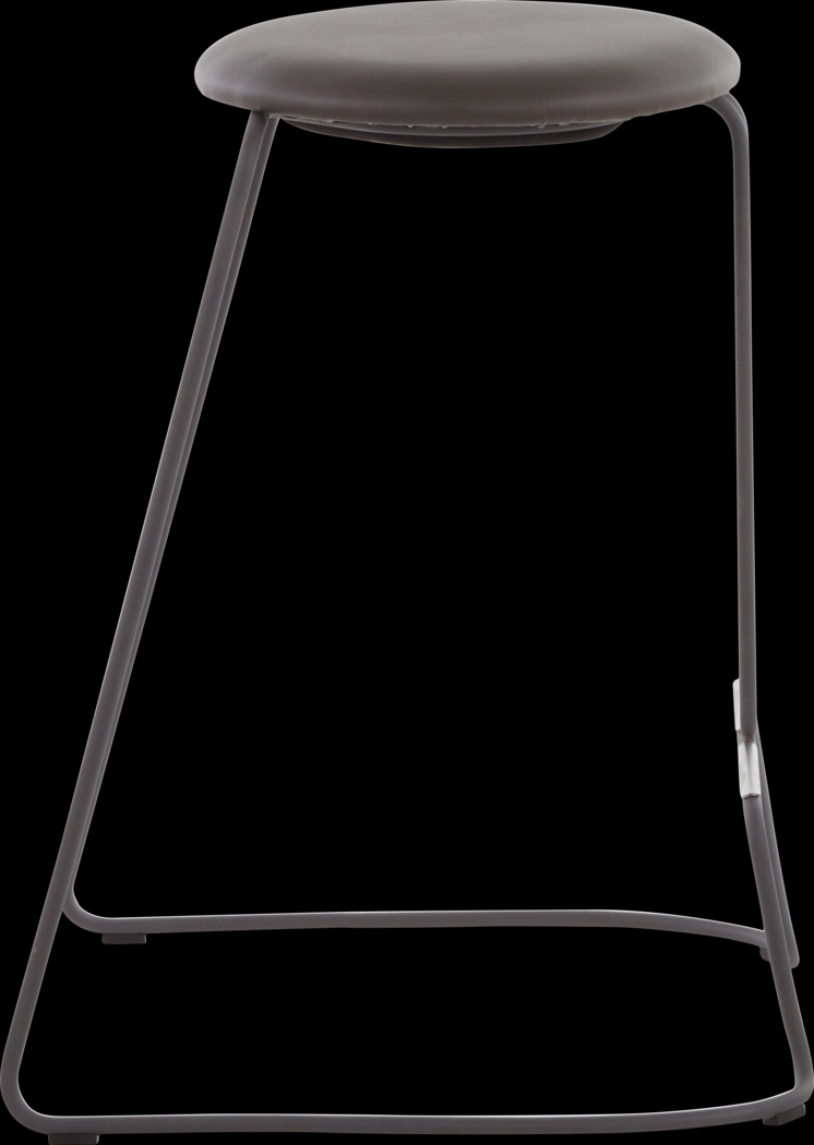 Bearslide I Gray Counter Height Stool, Set of 2 - Thumbnail - Image 3