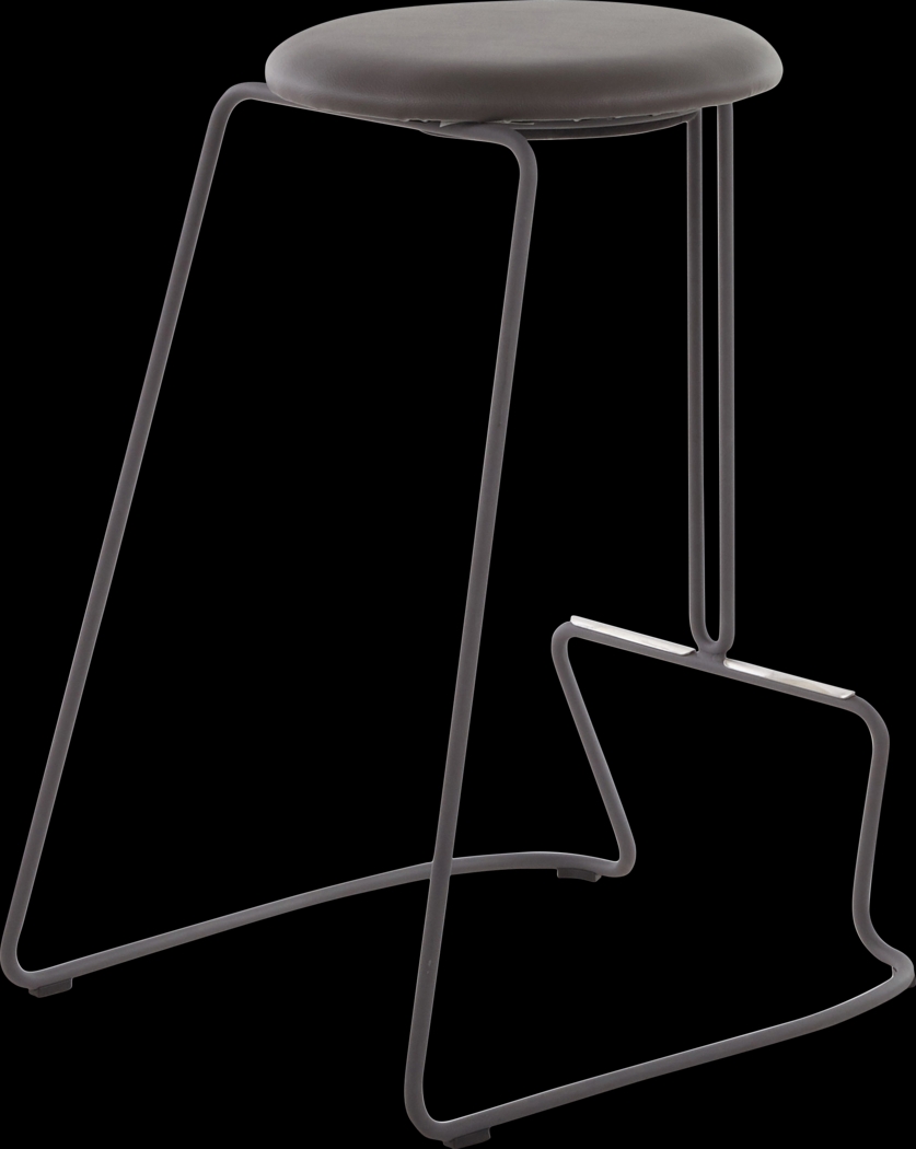 Bearslide I Gray Counter Height Stool, Set of 2 - Thumbnail - Image 4