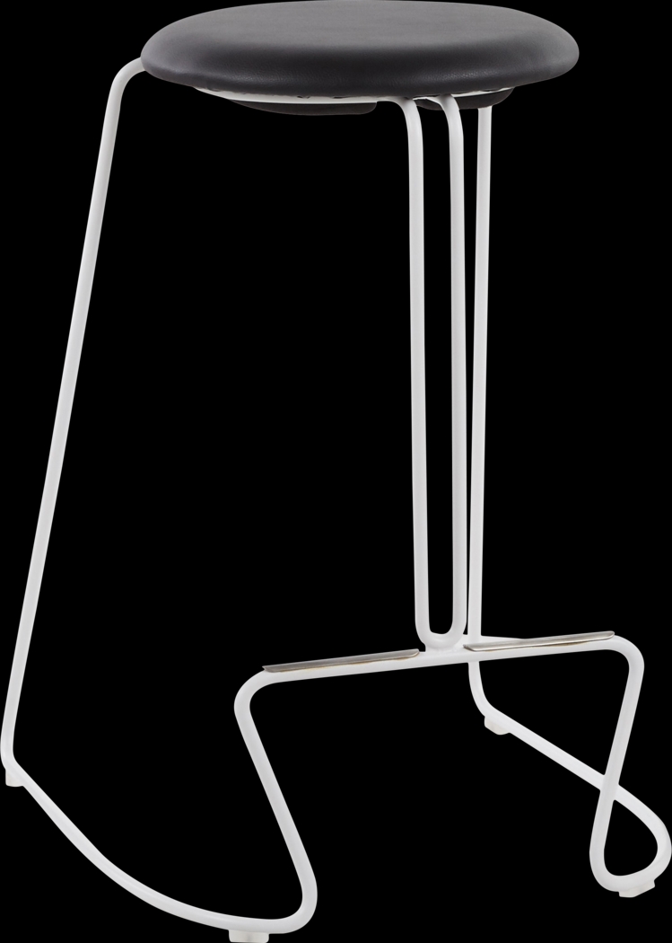 Bearslide II Black Counter Height Stool, Set of 2 - Thumbnail - Image 2