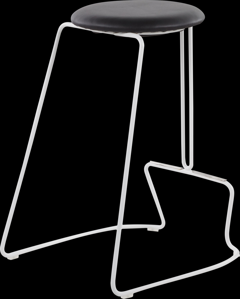 Bearslide II Black Counter Height Stool, Set of 2 - Thumbnail - Image 4