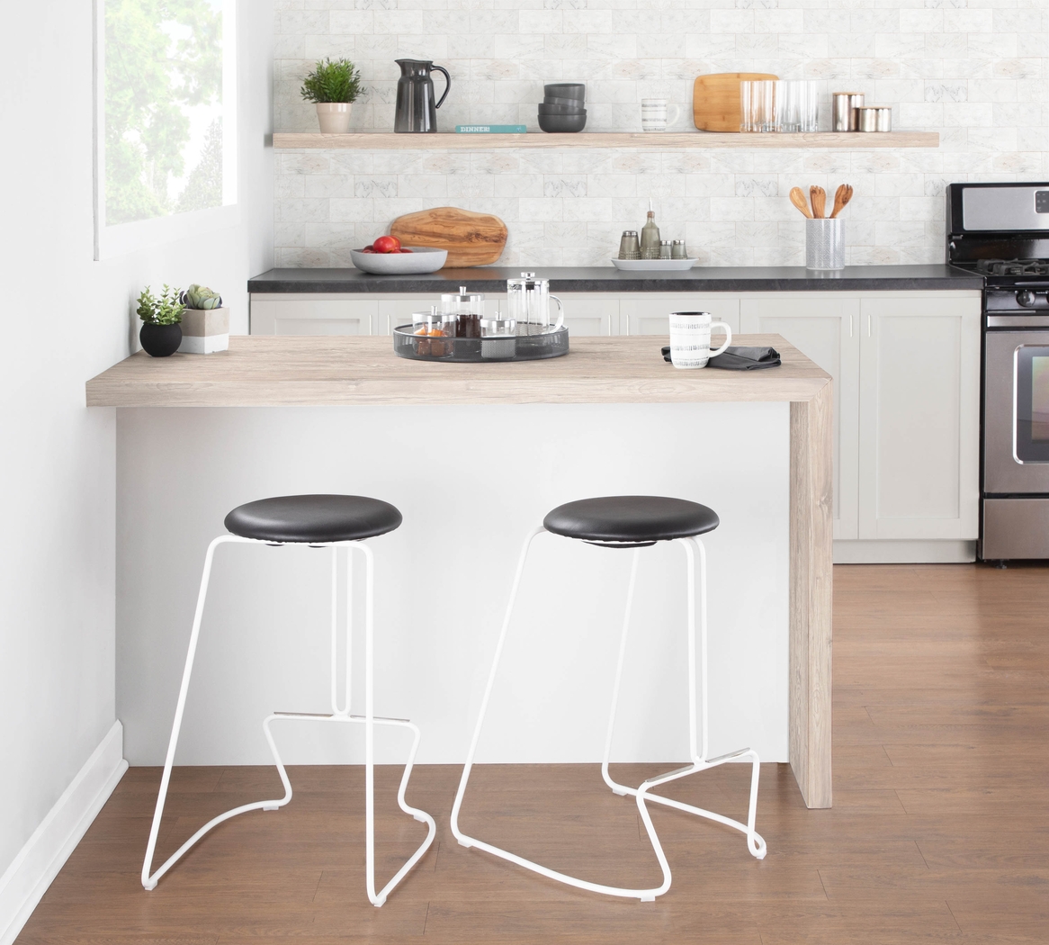 Bearslide II Black Counter Height Stool, Set of 2 - Thumbnail - Image 9
