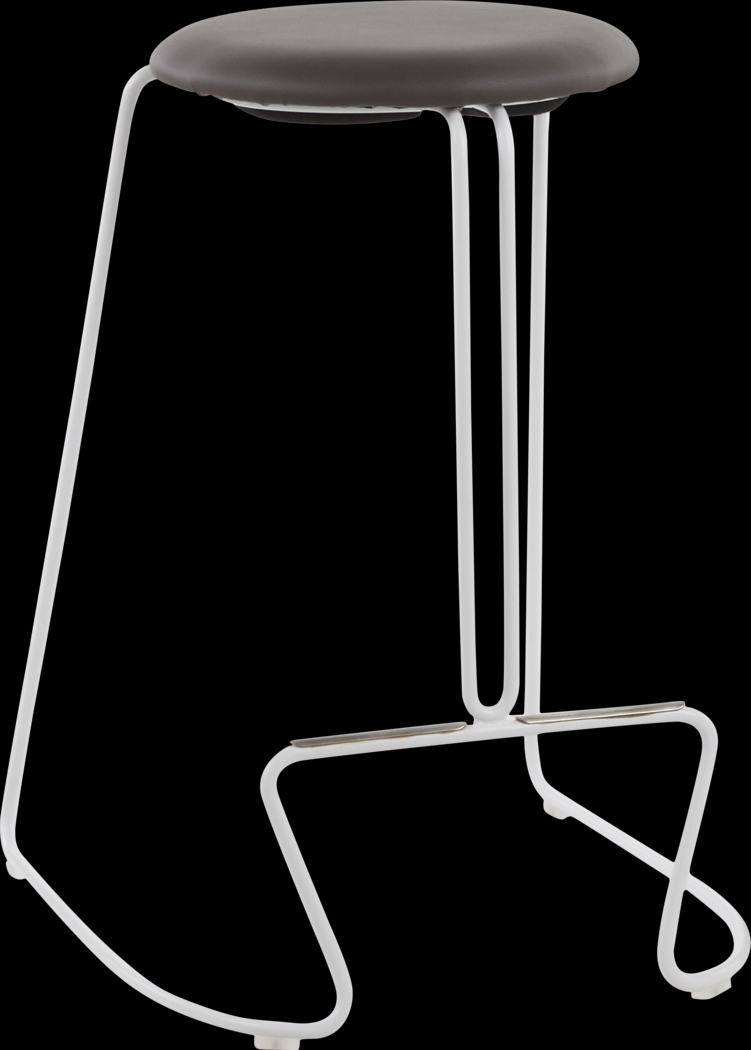 Bearslide II Gray Counter Height Stool, Set of 2 - Thumbnail - Image 2