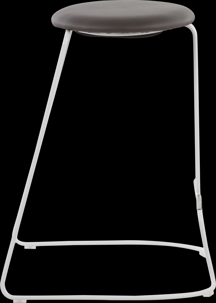 Bearslide II Gray Counter Height Stool, Set of 2 - Thumbnail - Image 3