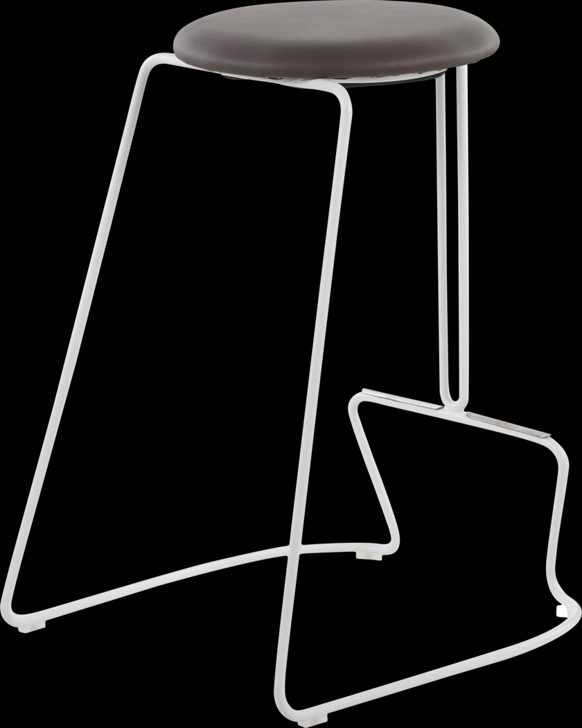 Bearslide II Gray Counter Height Stool, Set of 2 - Thumbnail - Image 4