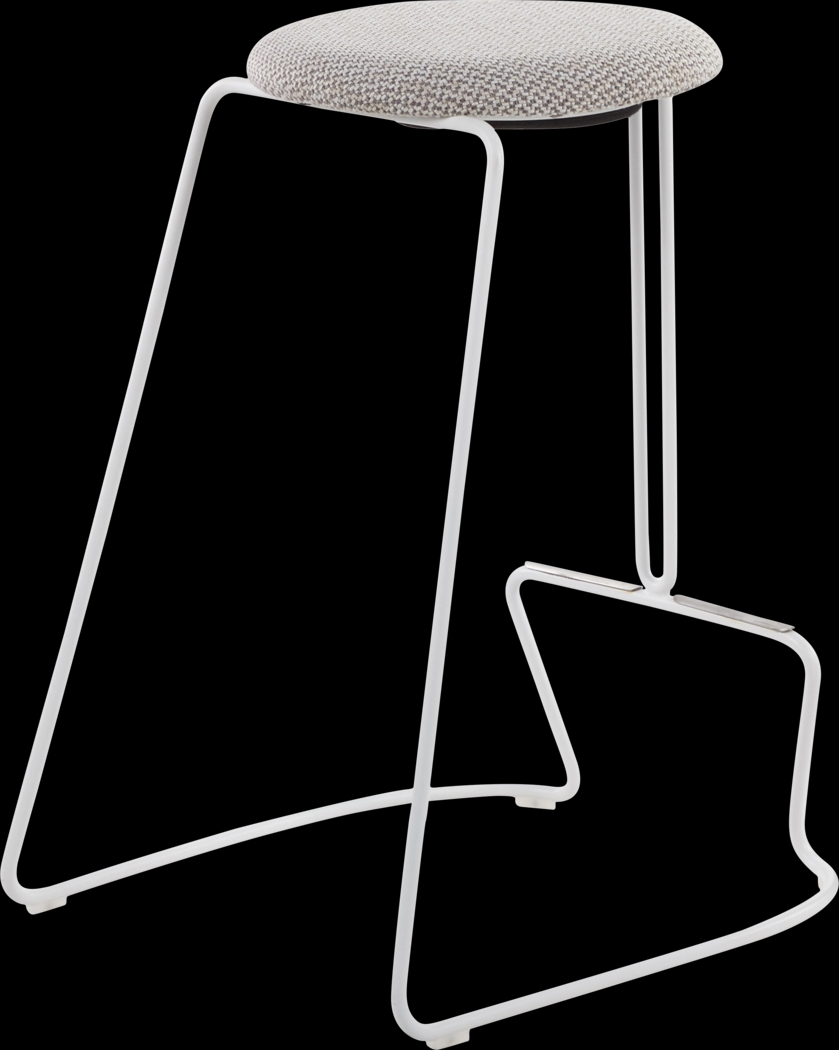 Bearslide II Light Gray Counter Height Stool, Set of 2 - Thumbnail - Image 4