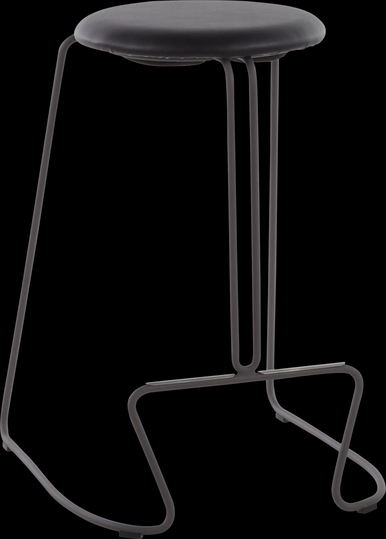 Bearslide III Black Counter Height Stool, Set of 2 - Thumbnail - Image 2