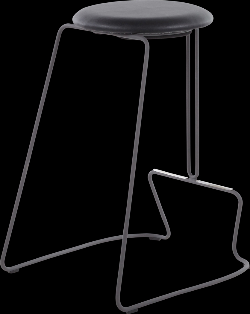 Bearslide III Black Counter Height Stool, Set of 2 - Thumbnail - Image 4